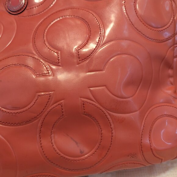 COACH PATENT LEATHER DIAPER BABY BAG MULTIFUNCTION TOTE 16977 - Picture 8 of 13